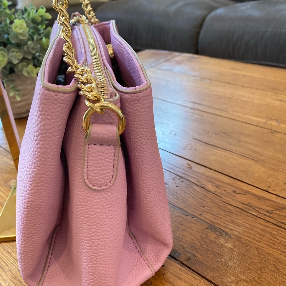 Nanette Lepore Pink Crossbody Bag with Scarf - Picture 3 of 11